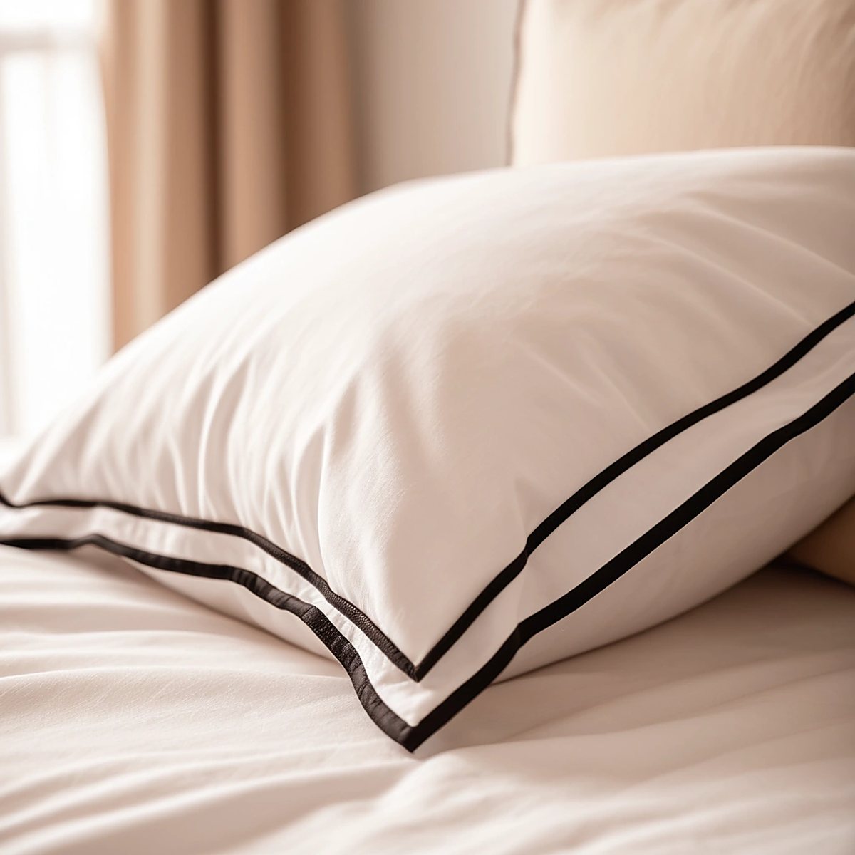 Bamboo pillowcase pair, view 2